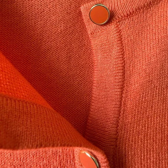New York & Company Vibrant Orange Cardigan - Picture 2 of 5